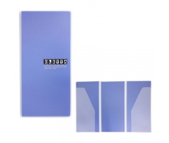 オレッタ（Ａ4三つ折ホルダー）　不透明タイプ青